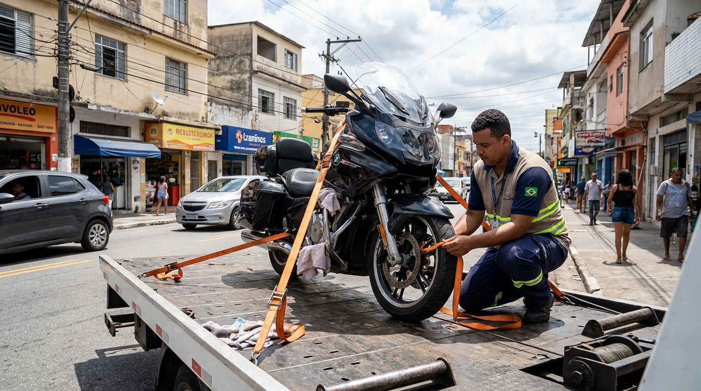 Guincho para Moto em Carapicuíba‑SP
